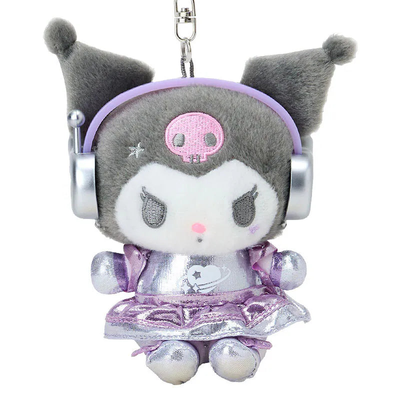 Kuromi Tokimeki Planet Keychain with Mascot
