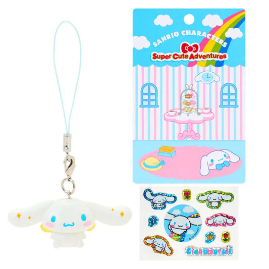 Cinnamoroll Charm and Sticker Set