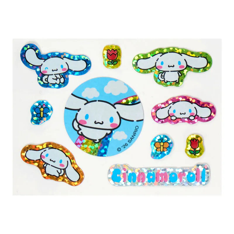 Cinnamoroll Charm and Sticker Set