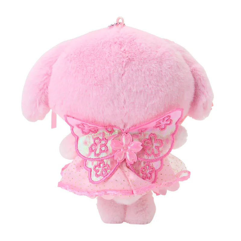 My Melody Pink Sakura Keychain with Mascot