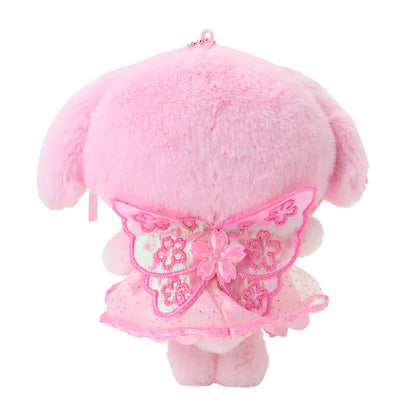 My Melody Pink Sakura Keychain with Mascot
