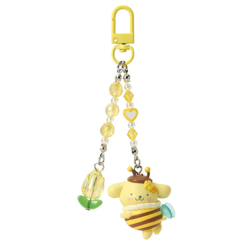 Pompompurin Bee Keyring