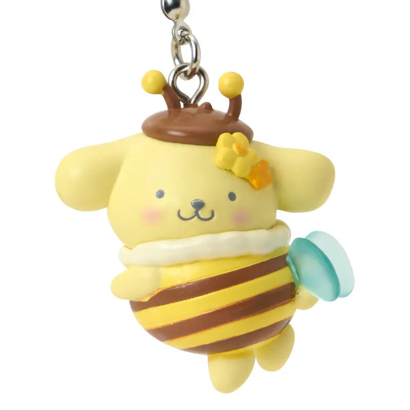 Pompompurin Bee Keyring