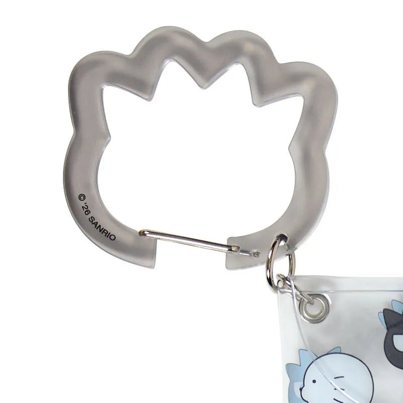 Badtz-Maru Funny Face PVC Pouch w Carabiner