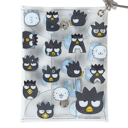 Badtz-Maru Funny Face PVC Pouch w Carabiner