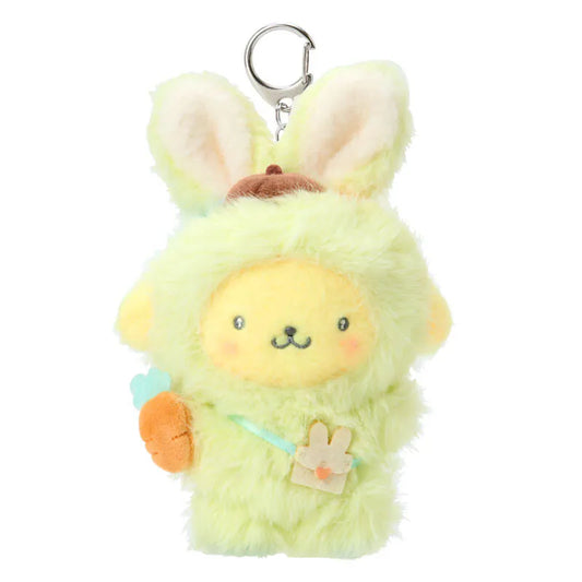 Pompompurin Bunny Keychain with Mascot