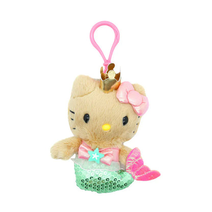 Hello Kitty Tan Spangle Mermaid Mascot Clip On