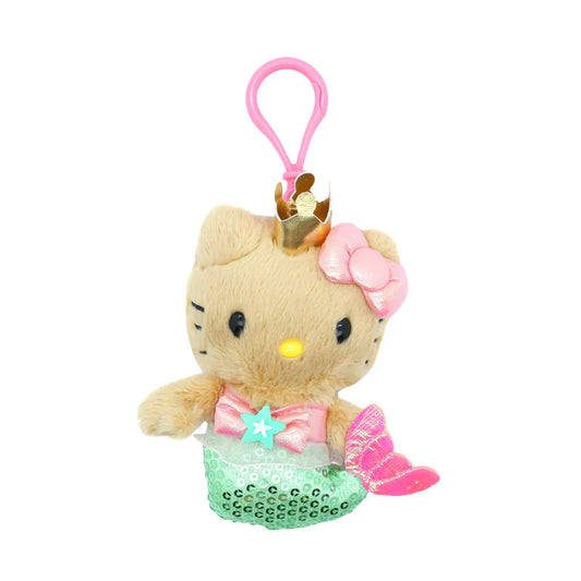 Hello Kitty Tan Spangle Mermaid Mascot Clip On