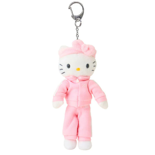 Hello Kitty Sanrio Closet Collection Tracksuit Keychain with Mascot