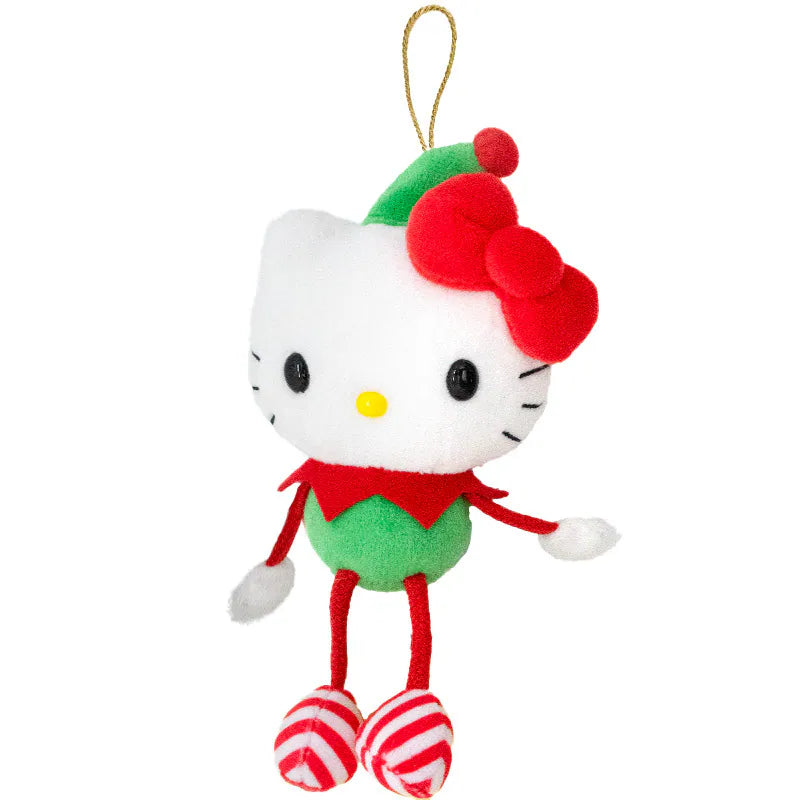 Hello Kitty Elf  Swing Limbs Ornament