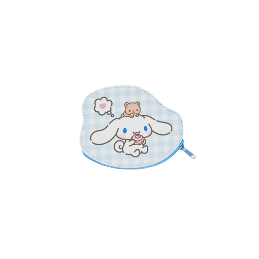 Cinnamoroll Pastel Check Diecut Coin Purse