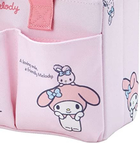 Sanrio Characters Medium Storage Box with Pockets and Handle: