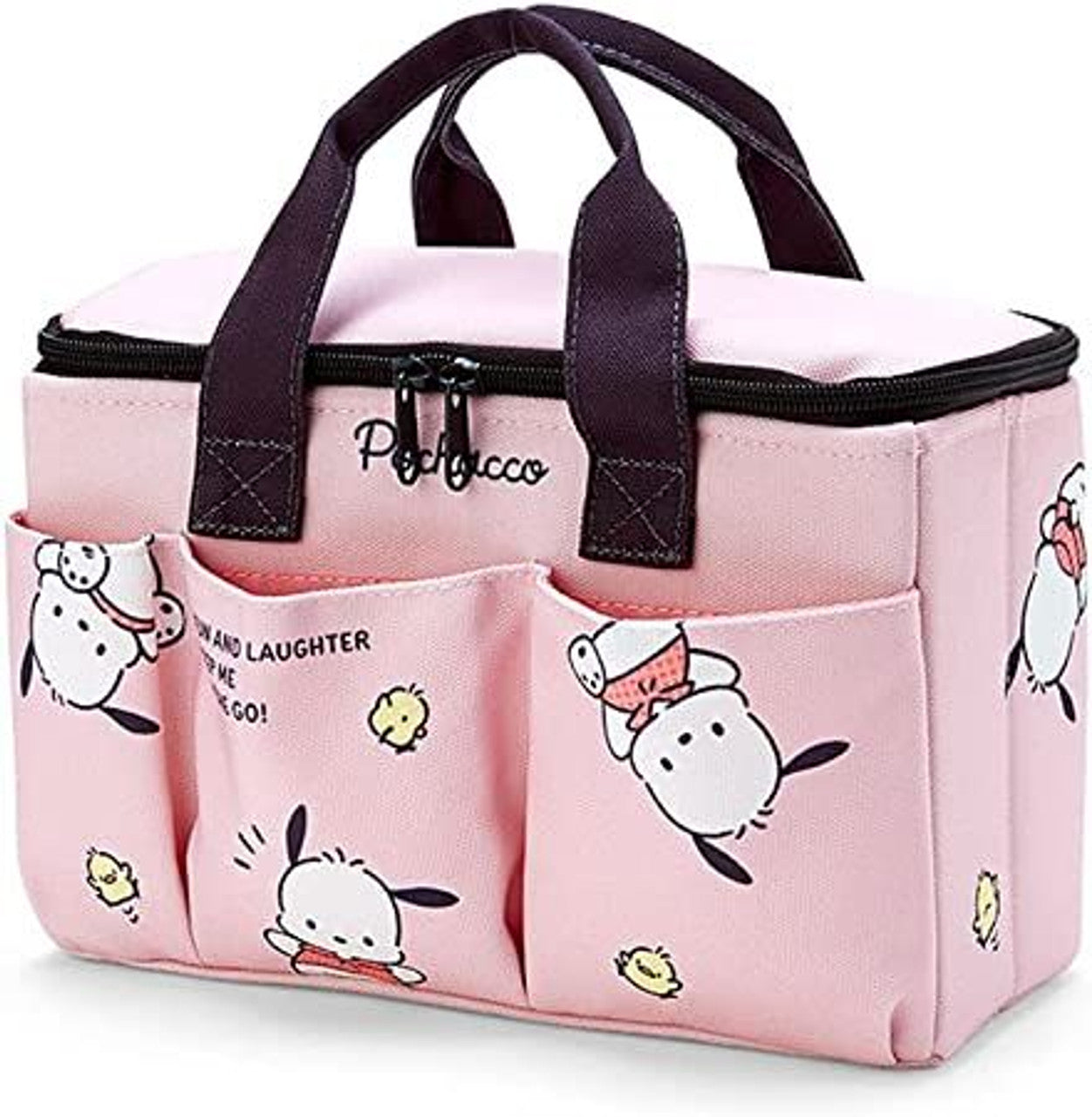 Sanrio Characters Medium Storage Box with Pockets and Handle: