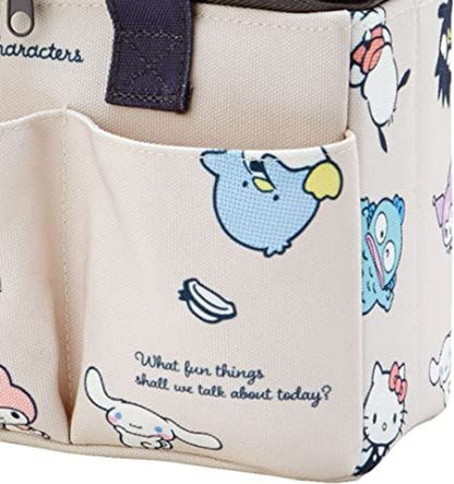 Sanrio Characters Medium Storage Box with Pockets and Handle: