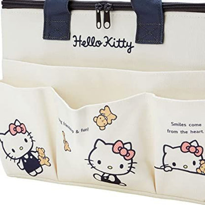 Sanrio Characters Large Storage Box with Pockets and Handle