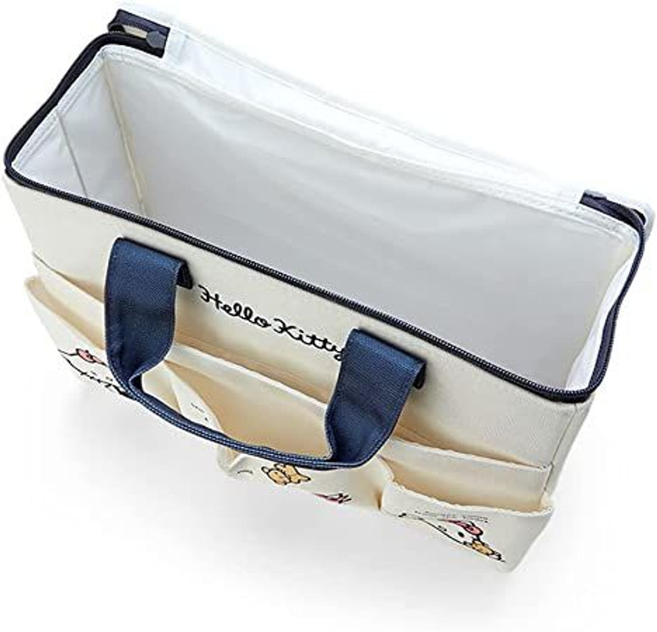 Sanrio Characters Large Storage Box with Pockets and Handle