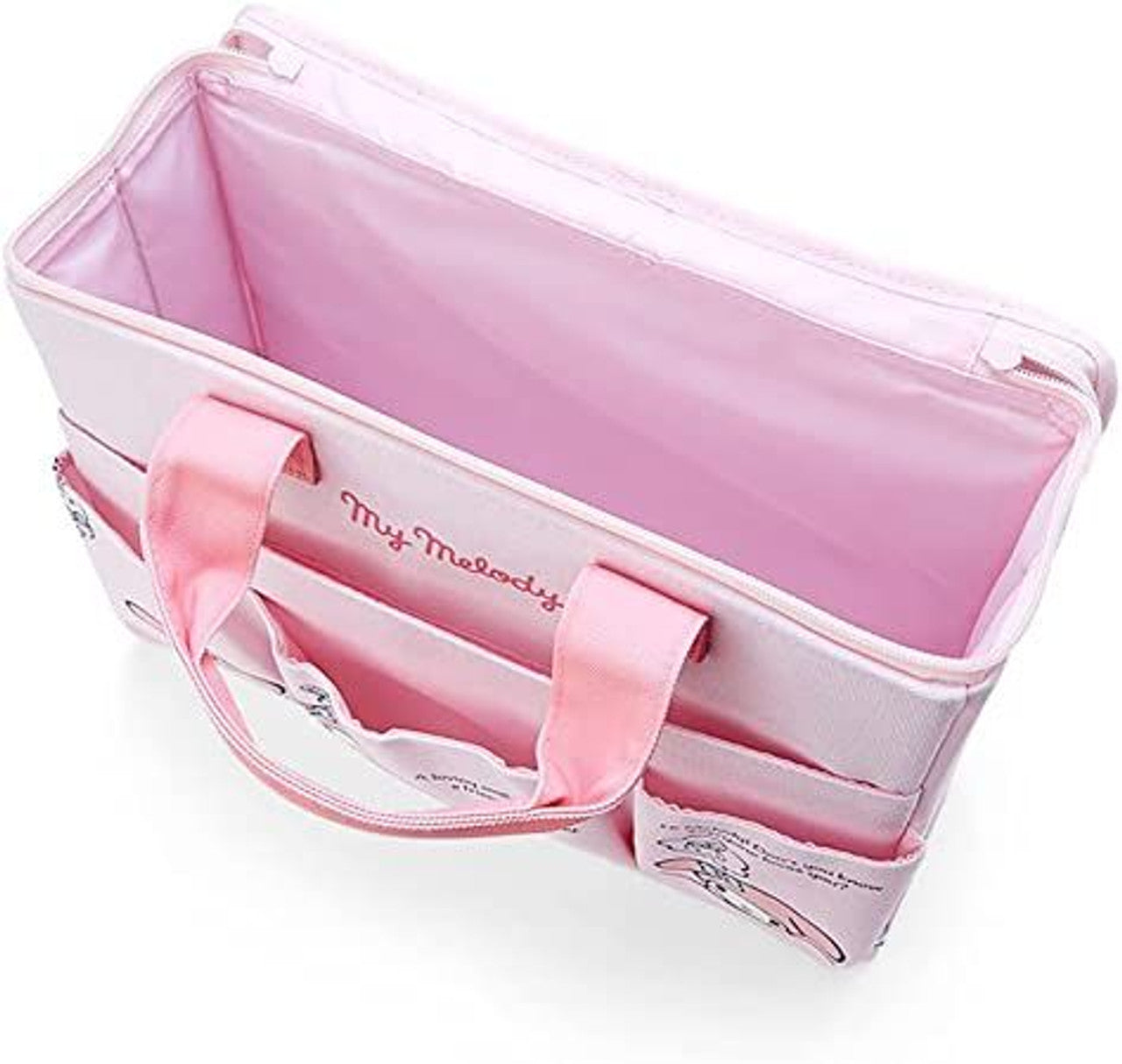 Sanrio Characters Large Storage Box with Pockets and Handle