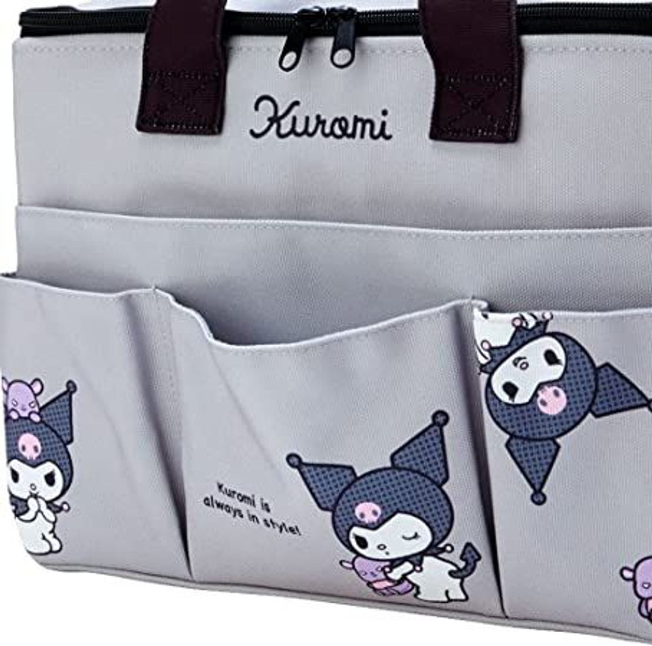 Sanrio Characters Large Storage Box with Pockets and Handle