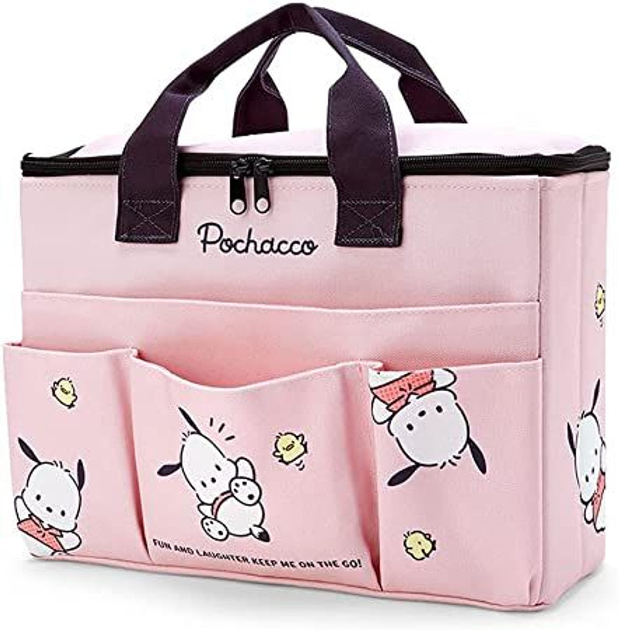 Sanrio Characters Large Storage Box with Pockets and Handle
