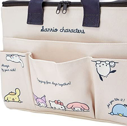 Sanrio Characters Large Storage Box with Pockets and Handle