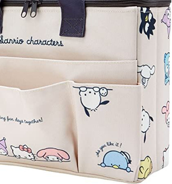 Sanrio Characters Large Storage Box with Pockets and Handle