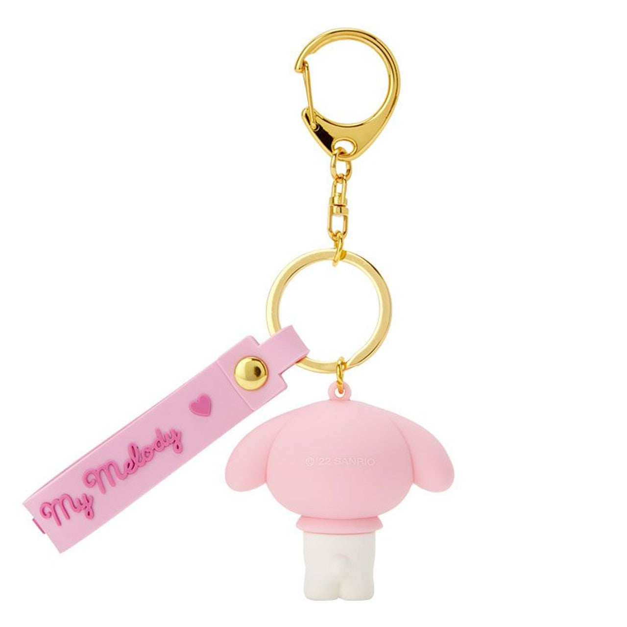 My Melody Keyring with Plastic Mascot