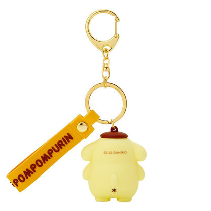 Pompompurin Keyring with Plastic Mascot