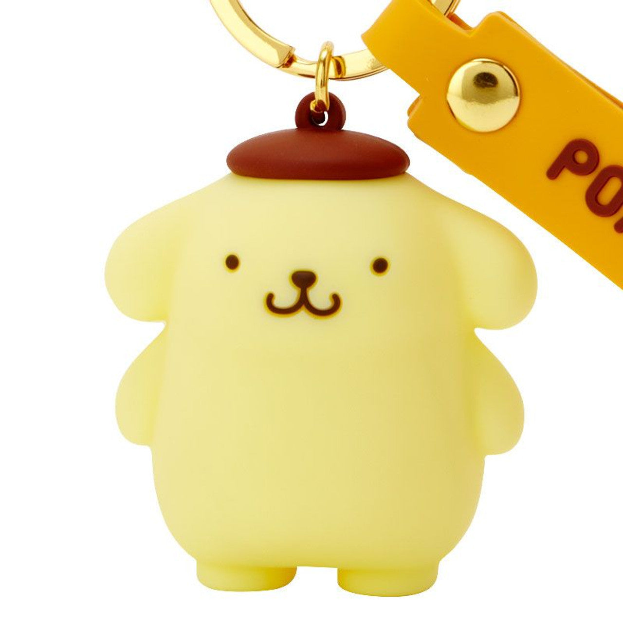 Pompompurin Keyring with Plastic Mascot