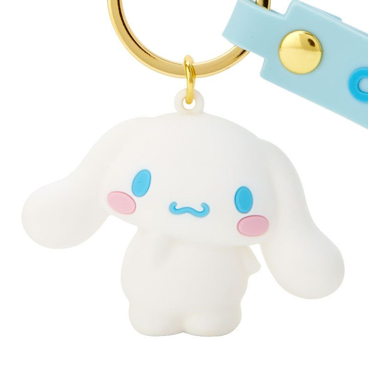 Cinnamoroll Keyring with Plastic Mascot