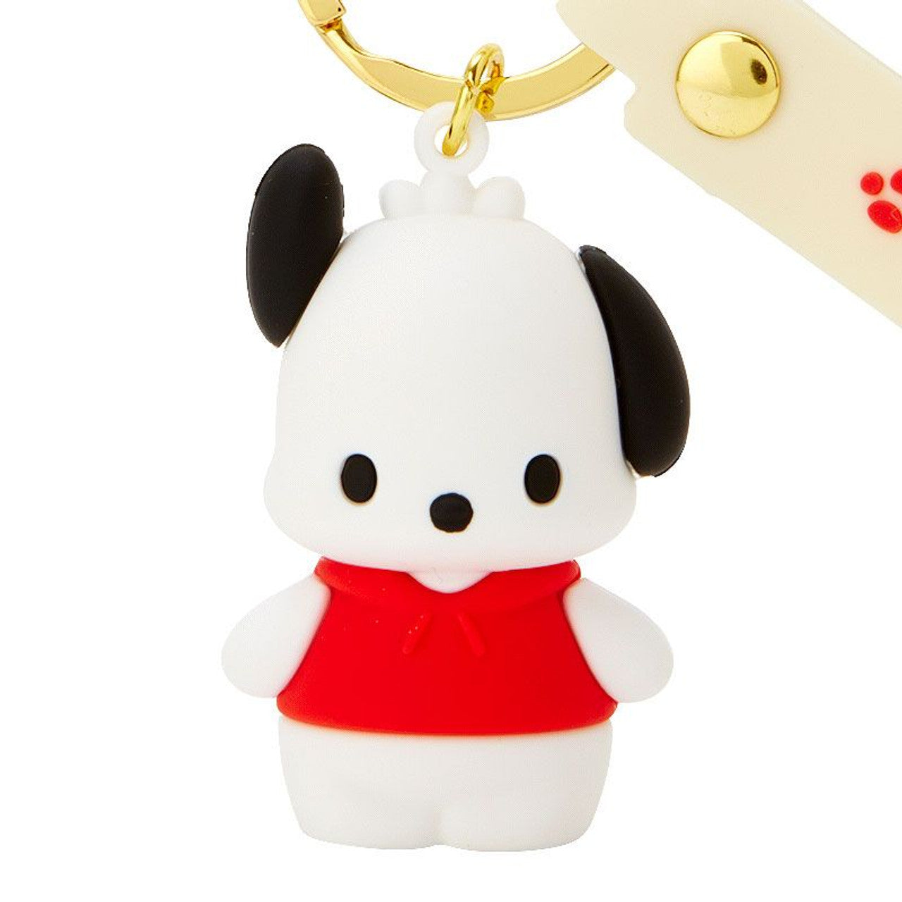 Pochacco Keyring with Plastic Mascot