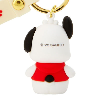 Pochacco Keyring with Plastic Mascot