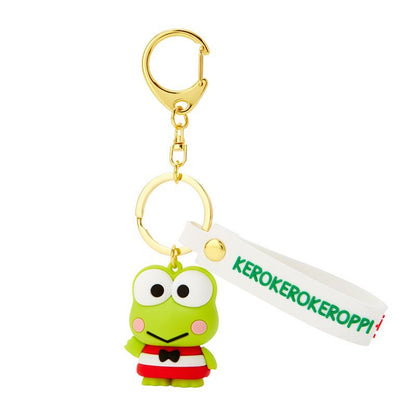 Keroppi Keyring with Plastic Mascot