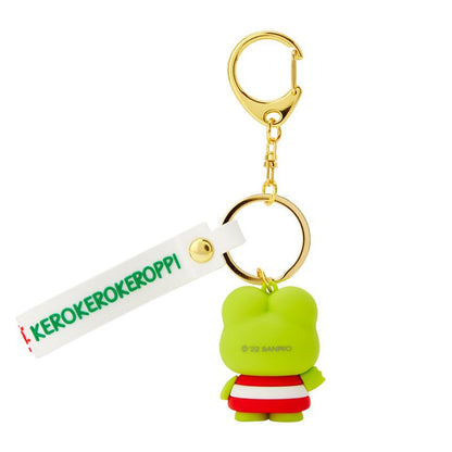 Keroppi Keyring with Plastic Mascot