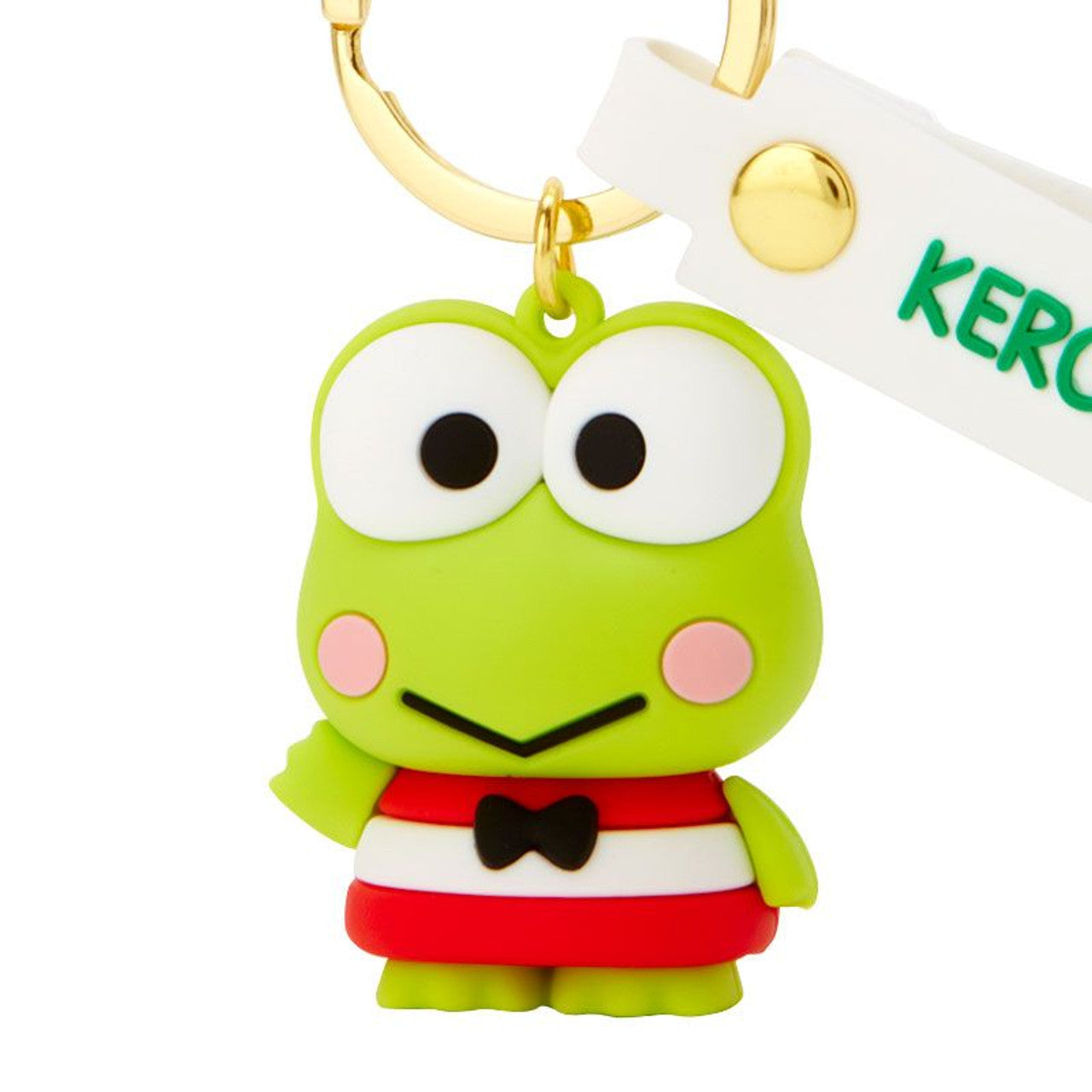Keroppi Keyring with Plastic Mascot