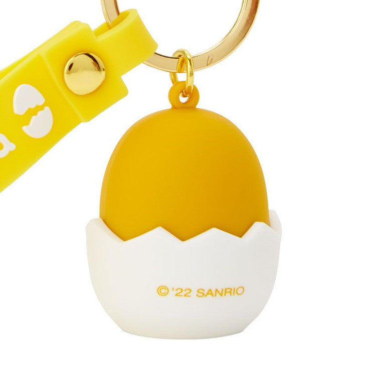 Gudetama Keyring with Plastic Mascot