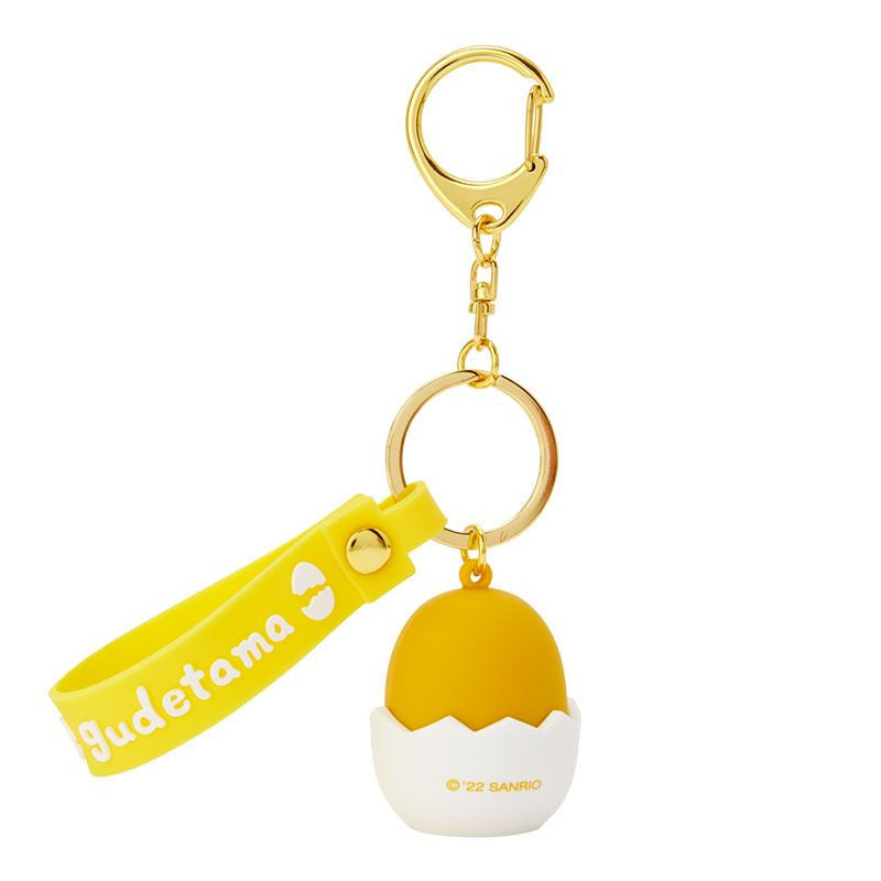 Gudetama Keyring with Plastic Mascot