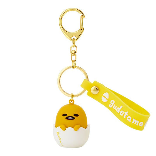 Gudetama Keyring with Plastic Mascot