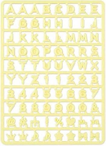 Pachi Charm Single Letters - Yellow