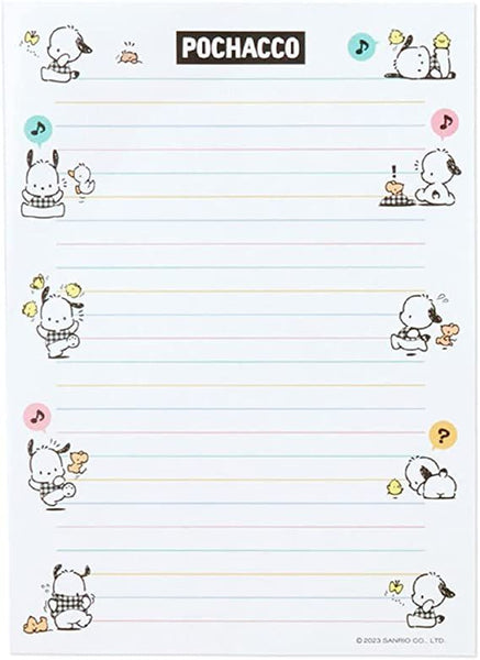 Pochacco Checkered Collection Letter Set