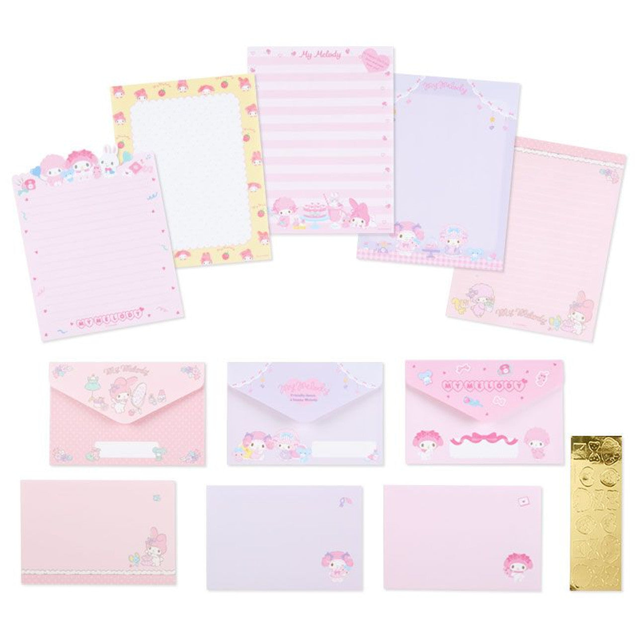 Sanrio Characters Letter Set