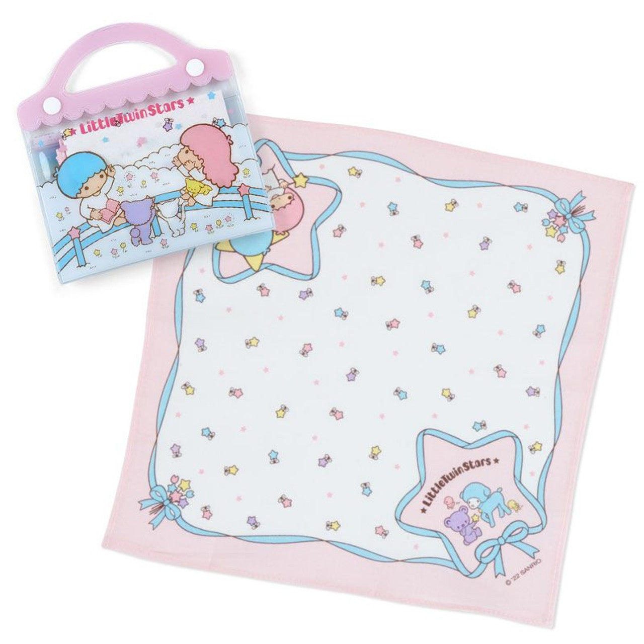 Sanrio Characters Case and Handkerchief