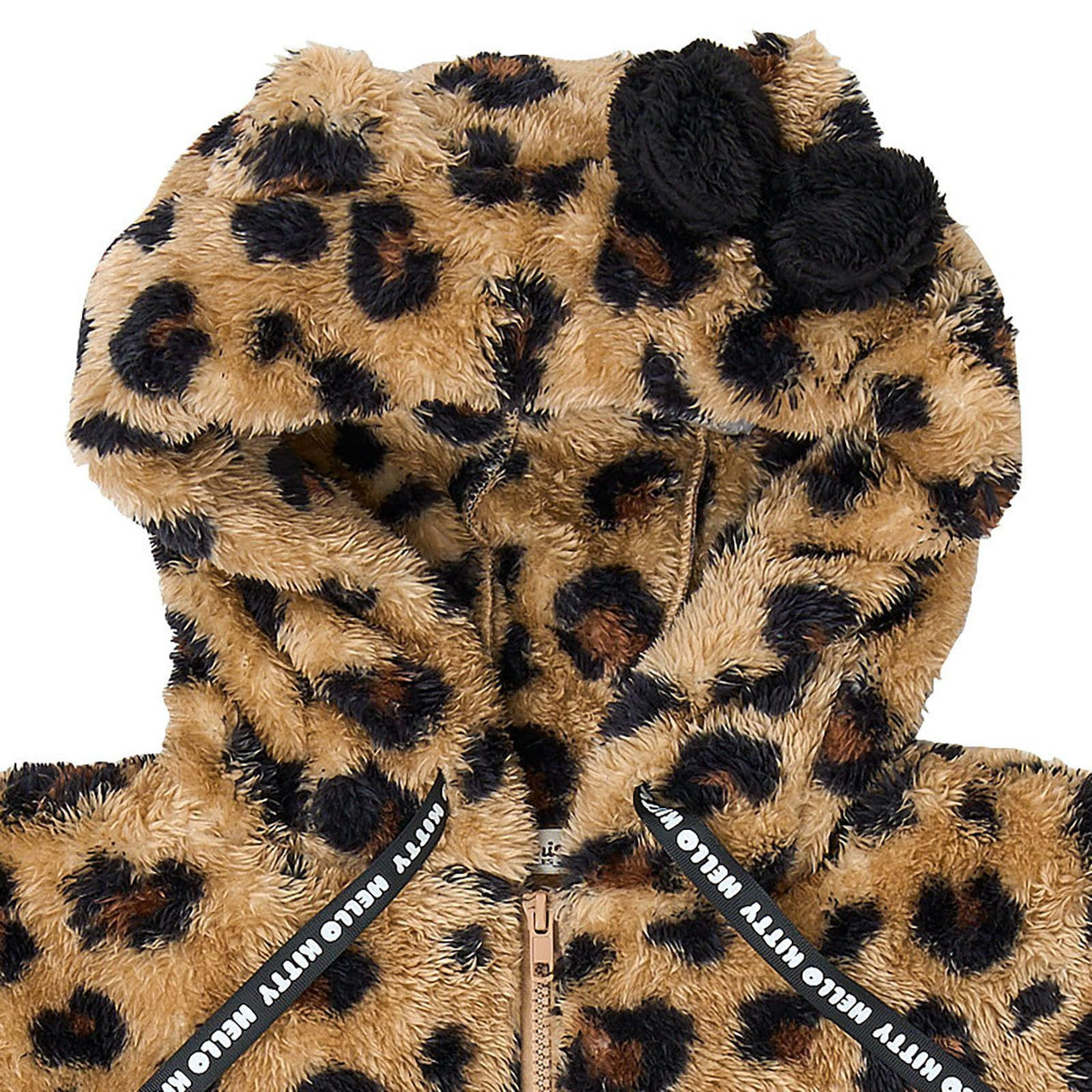 Hello Kitty Leopard Boa Adult Hoodie