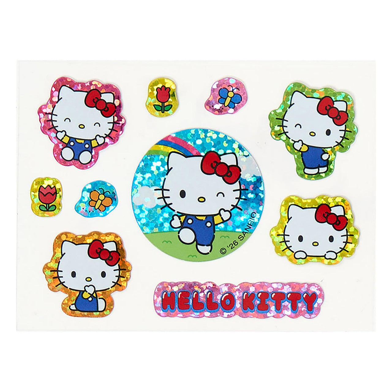 Hello Kitty Charm and Sticker Set
