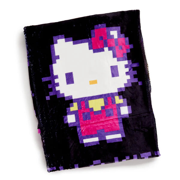 Hello Kitty Retro Pixel Throw Blanket