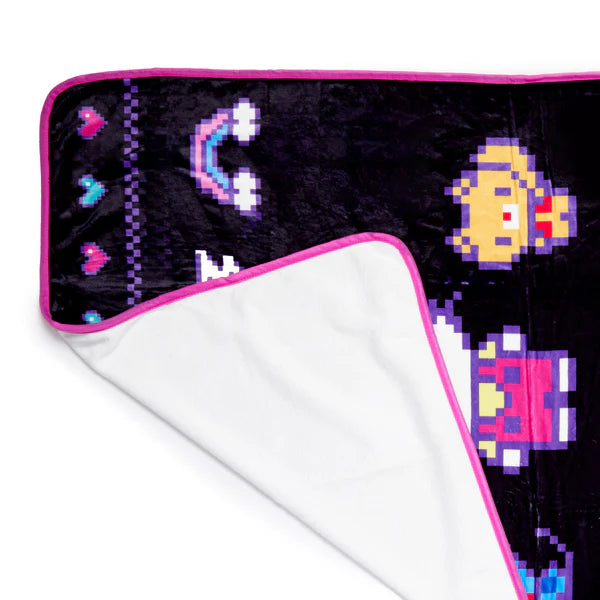 Hello Kitty Retro Pixel Throw Blanket