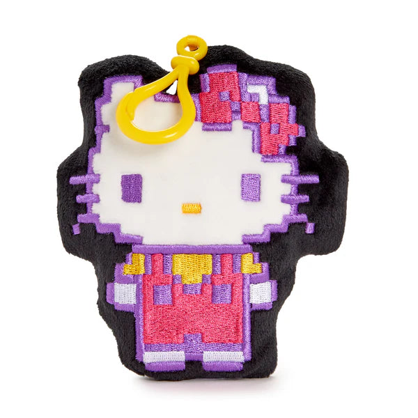 Hello Kitty Retro Pixel Squeezable Mascot Clip On