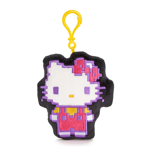 Hello Kitty Retro Pixel Squeezable Mascot Clip On