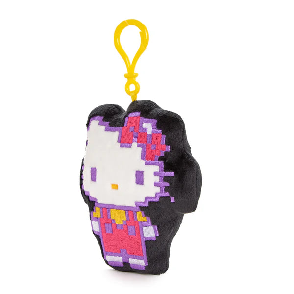 Hello Kitty Retro Pixel Squeezable Mascot Clip On