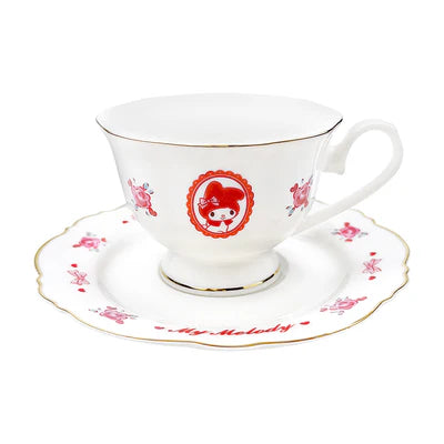 My Melody Red Tea Teacup and Saucer Set