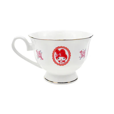 My Melody Red Tea Teacup and Saucer Set